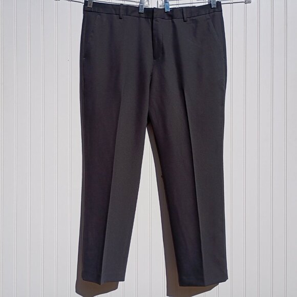 PERRY ELLIS Dress Pants Mens 38 x 29 Black Slacks Modern Fit Portfolio Easy Care - Picture 13 of 15